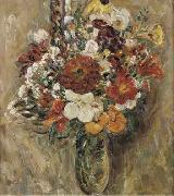 Leon Comerre bloemen painting